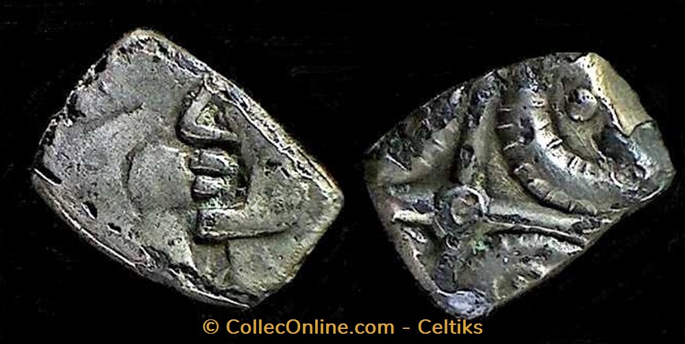 drachme type de GOUTRENS monnaies antiques celtes drachme type de goutrens