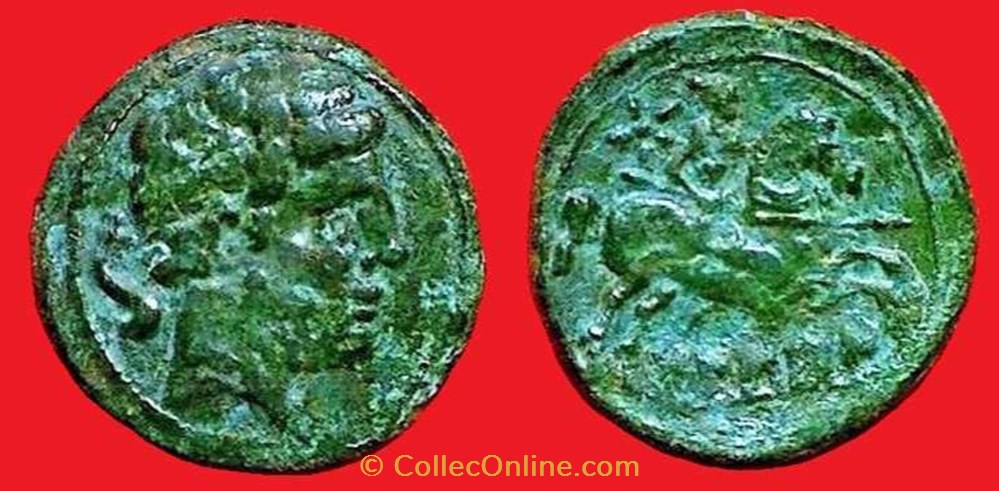 monnaies antiques celtes bolskan bronze au cavalier