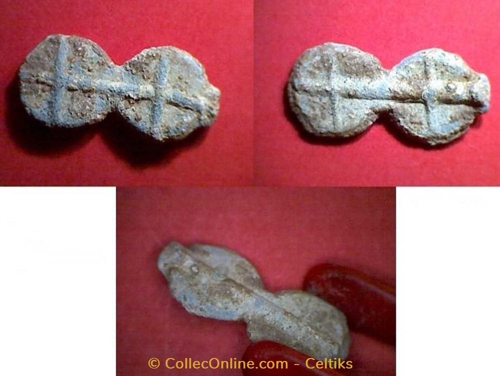 rouelle plomb chapelet art antiquites archeologie europe rouelle plomb chapelet