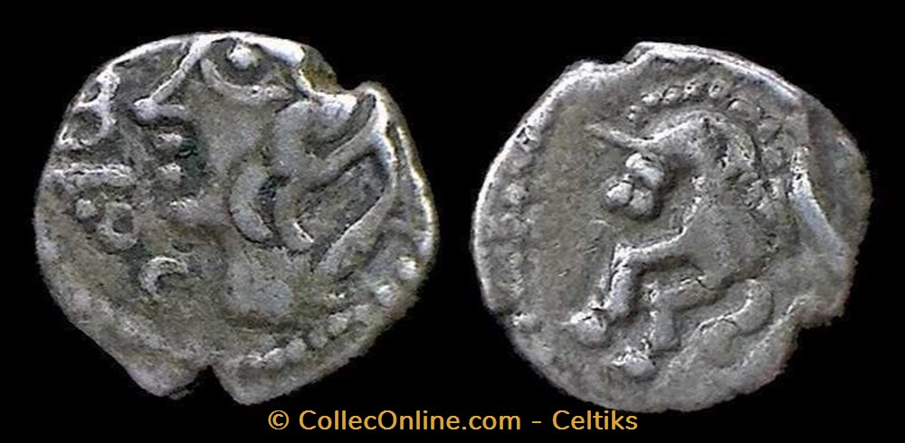 denier IMIOCI / SAM monnaies antiques celtes denier imioci sam