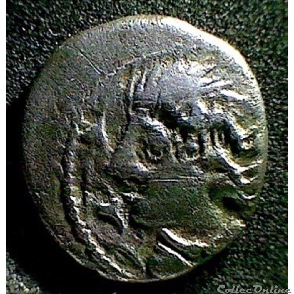 monnaie antique gauloise serie 63 dt 552 denier cricirv au cheval et au dauphin
