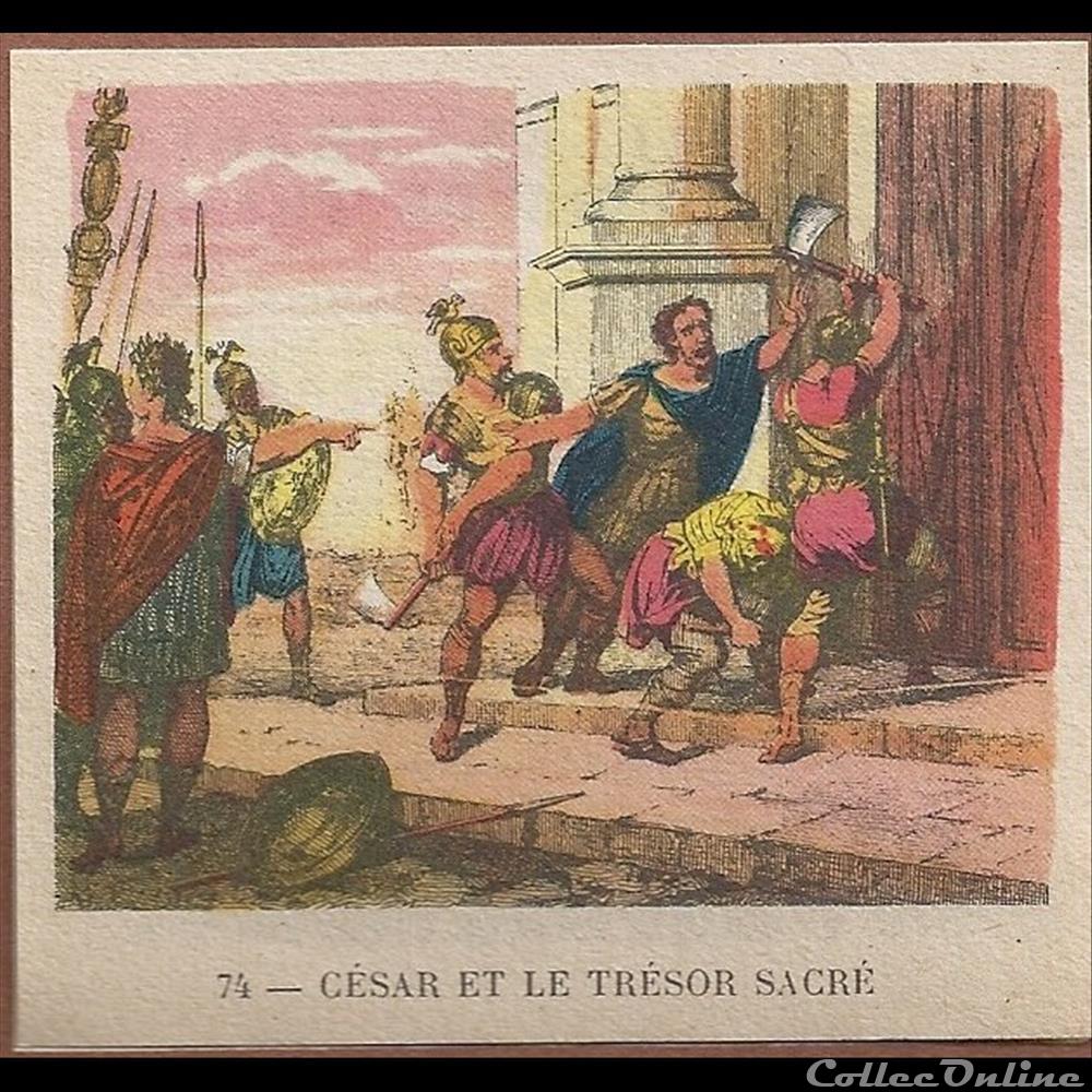CESAR et le trésor sacré chromo image alimentaire touristique cesar et le tresor sacre