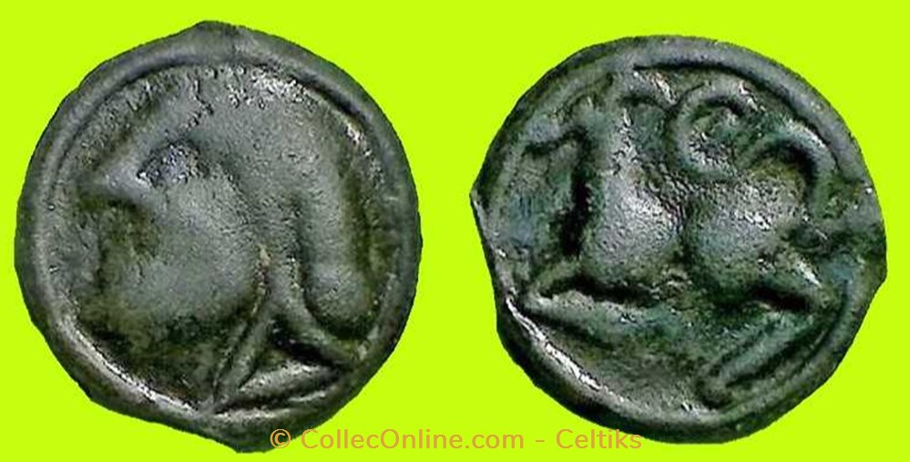 potin au quadrupède monnaies antiques celtes potin au quadrupede