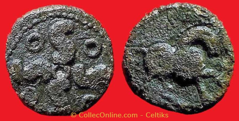 bronze à la swastika monnaies antiques celtes bronze a la swastika