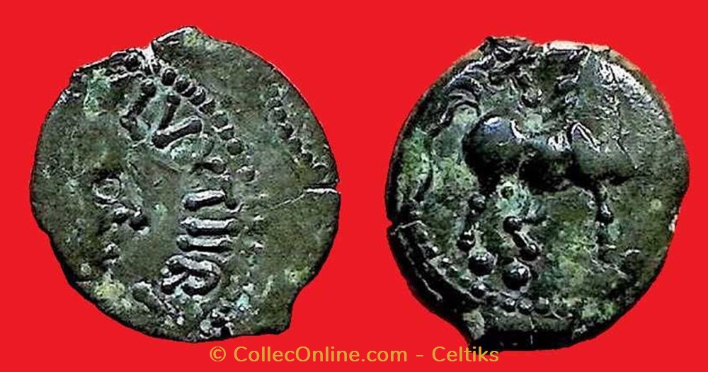 bronze LVXTIIRIOS monnaies antiques a celtes bronze lvxtiirios