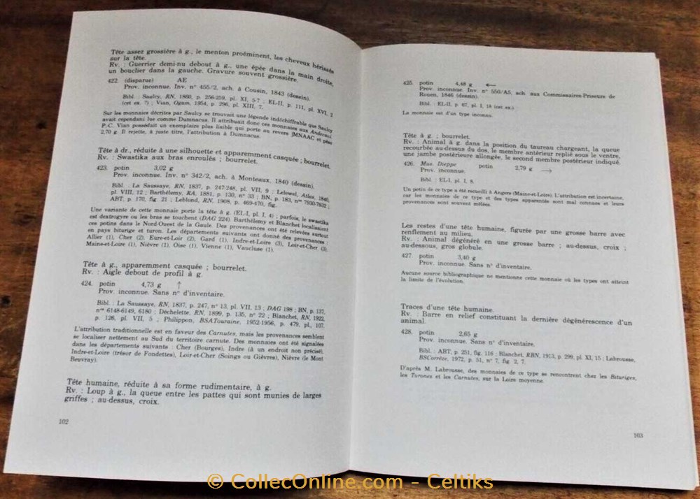 MONNAIES GAULOISES du musée de ROUEN 2 livres ouvrages monnaies gauloises du musee de rouen
