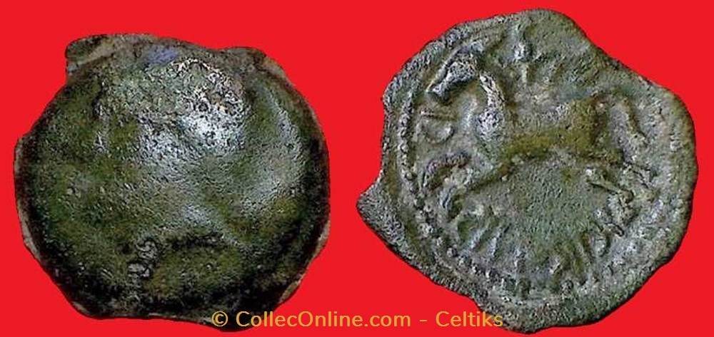 bronze CRICIRONIS type 5 monnaies antiques a celtes bronze cricironis type 5