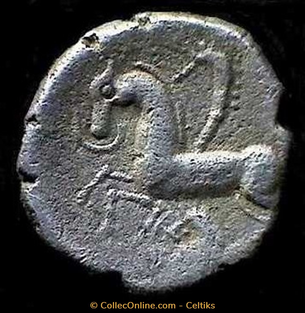 bronze ATISIOS / REMOS - classe 3 2 monnaies antiques celtes bronze atisios remos classe 3