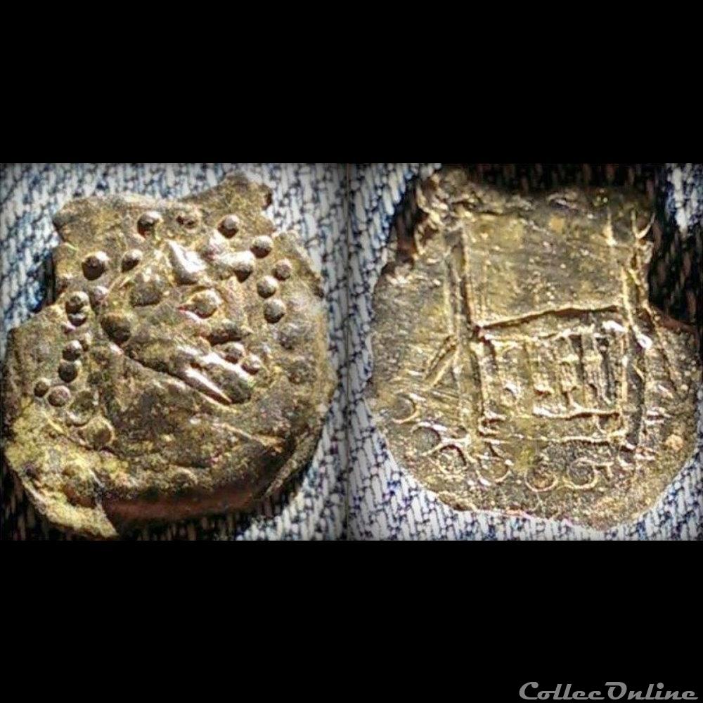 monnaie antique gauloise bronze imitation de autel de lyon 4 b
