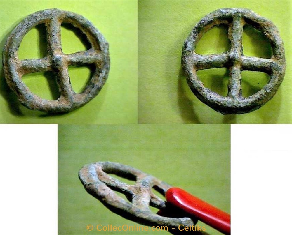 rouelle potin (d) art antiquites archeologie europe rouelle potin d