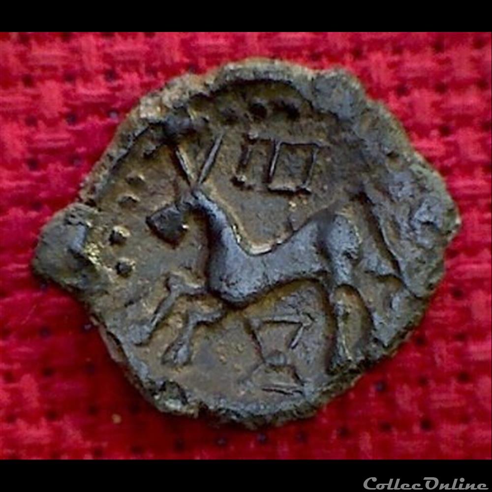 monnaie antique gauloise cheval
