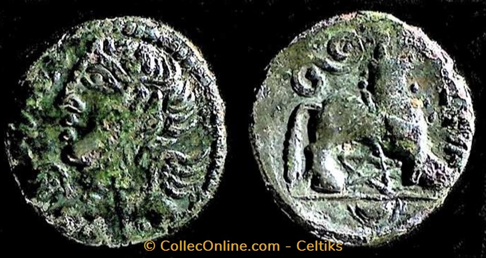 denier ATEVLA / VLATOS a monnaies antiques celtes denier atevla vlatos a