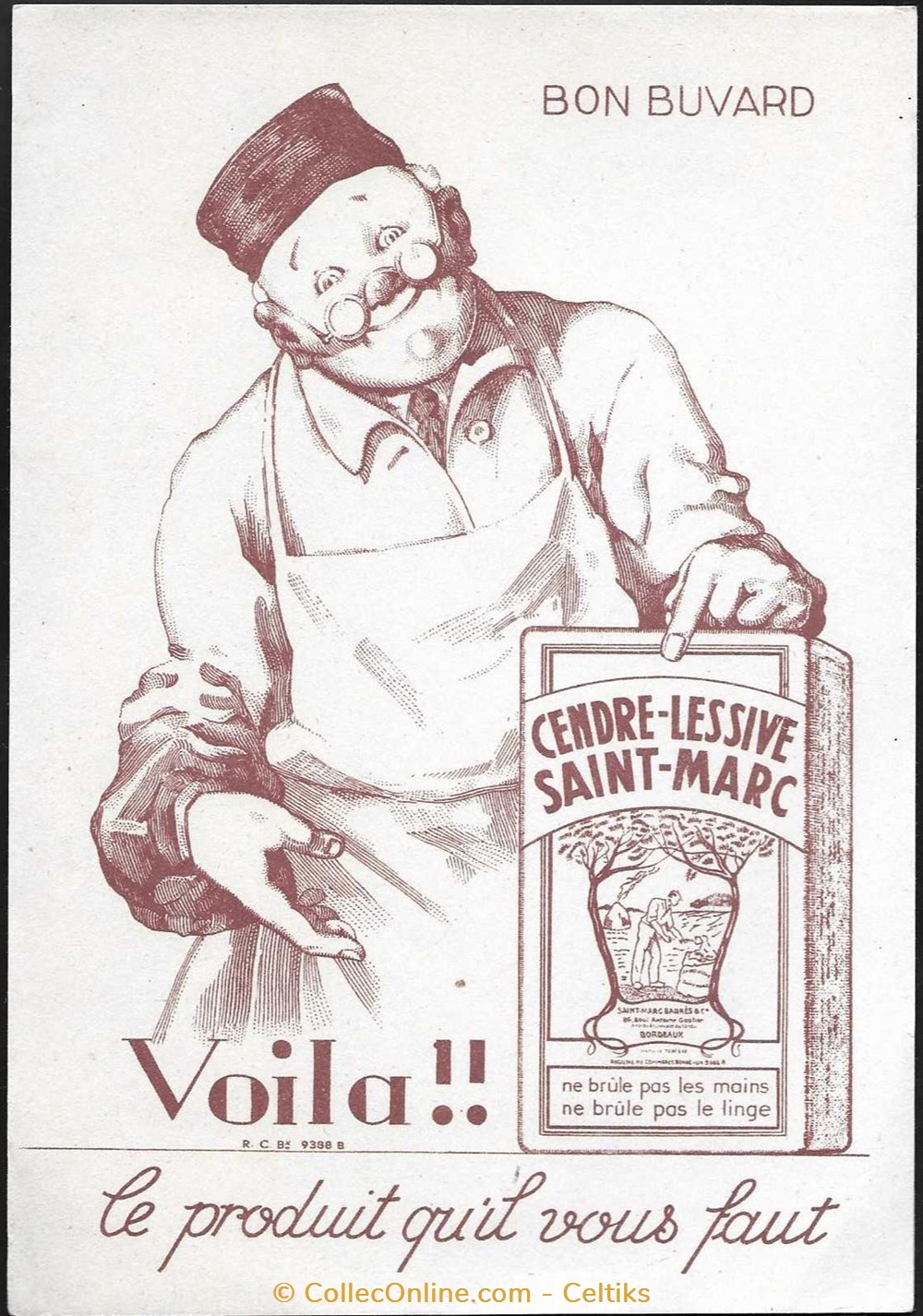 buvard - lessive objets publicitaires buvards buvard lessive