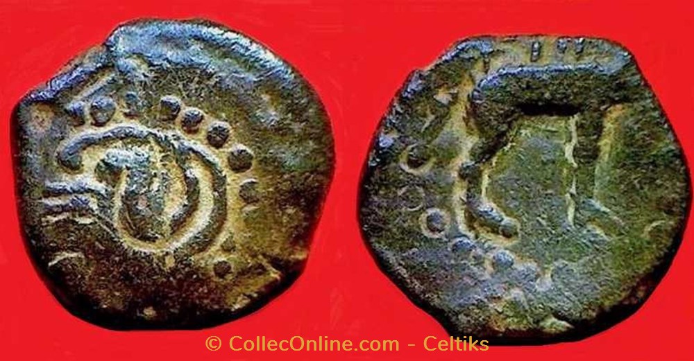 monnaies antiques celtes bronze au sanglier