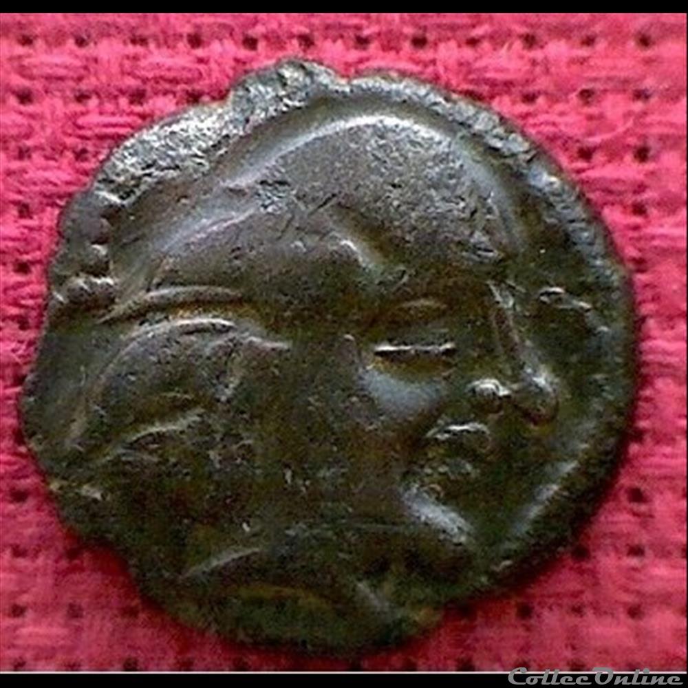 monnaie antique gauloise cheval androcephale