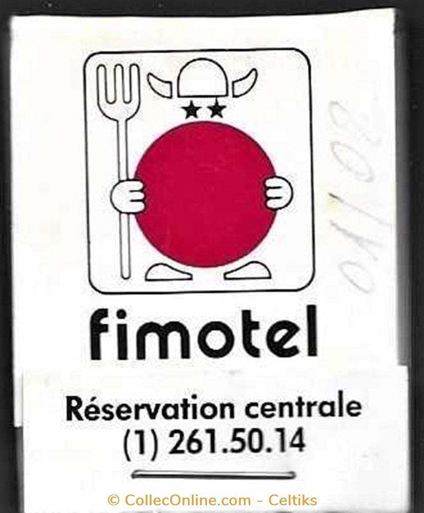 objets publicitaires allumette pochette fimotel