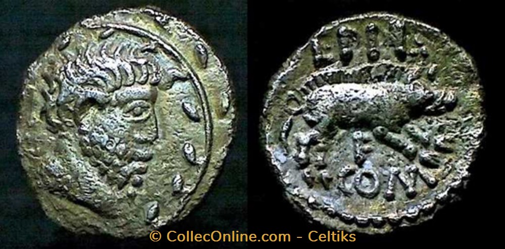 denier EPPIL monnaies antiques a celtes denier eppil