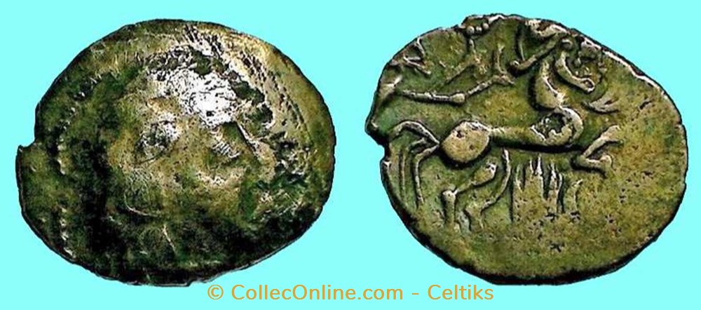 statère d'électrum à la main monnaies antiques celtes statere electrum a la main