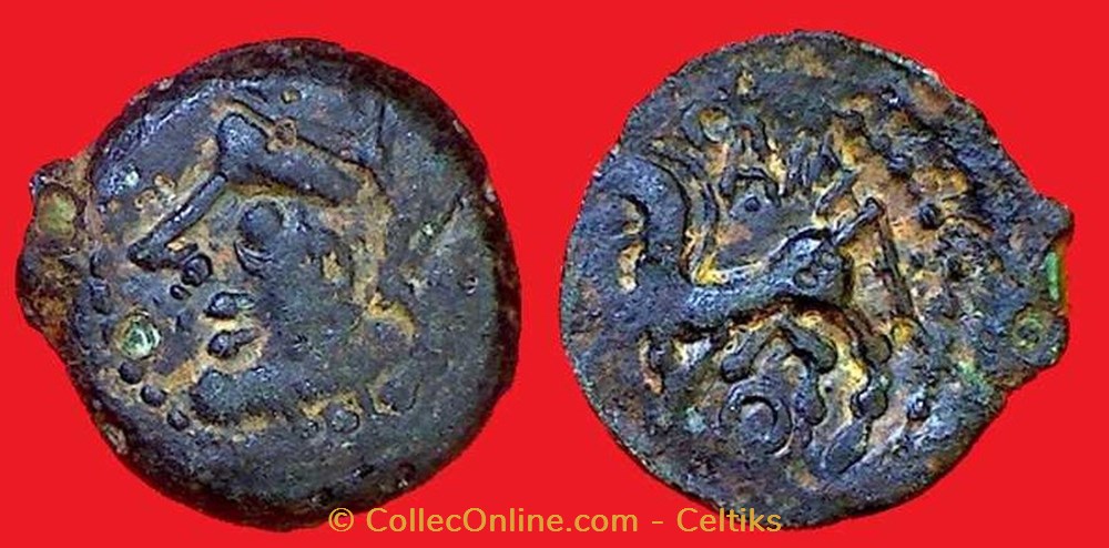 monnaies antiques celtes bronze cam