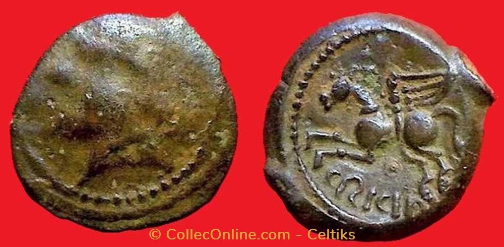 bronze CRICIR type 3 monnaies antiques a celtes bronze cricir type 3