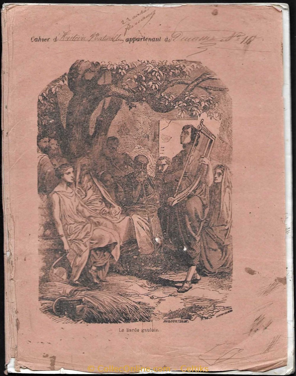 protège cahier - barde documents anciens buvards cahiers illustres protege cahier barde