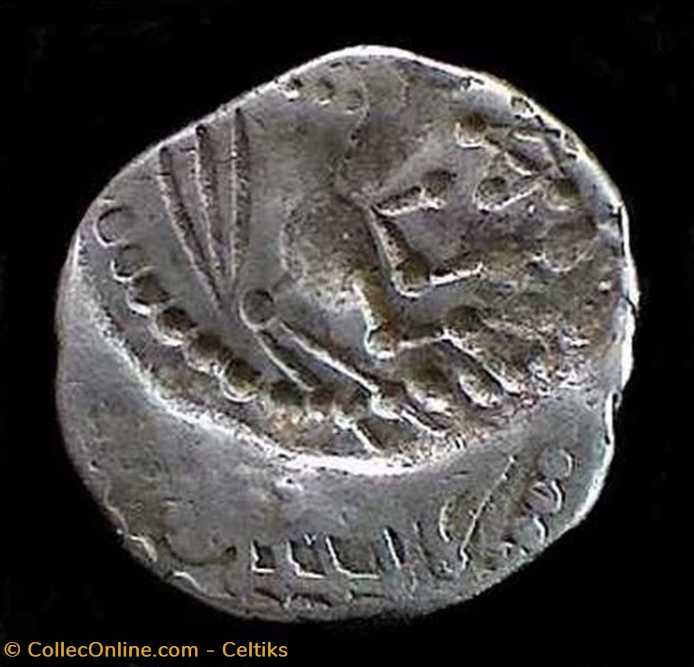 denier au glaive et au pentagramme monnaies antiques celtes denier au glaive et au pentagramme