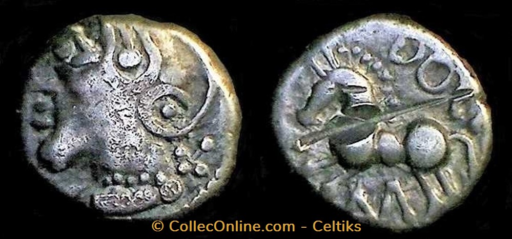 denier DOCI SAMF monnaie antique av jc ap gauloise denier doci samf