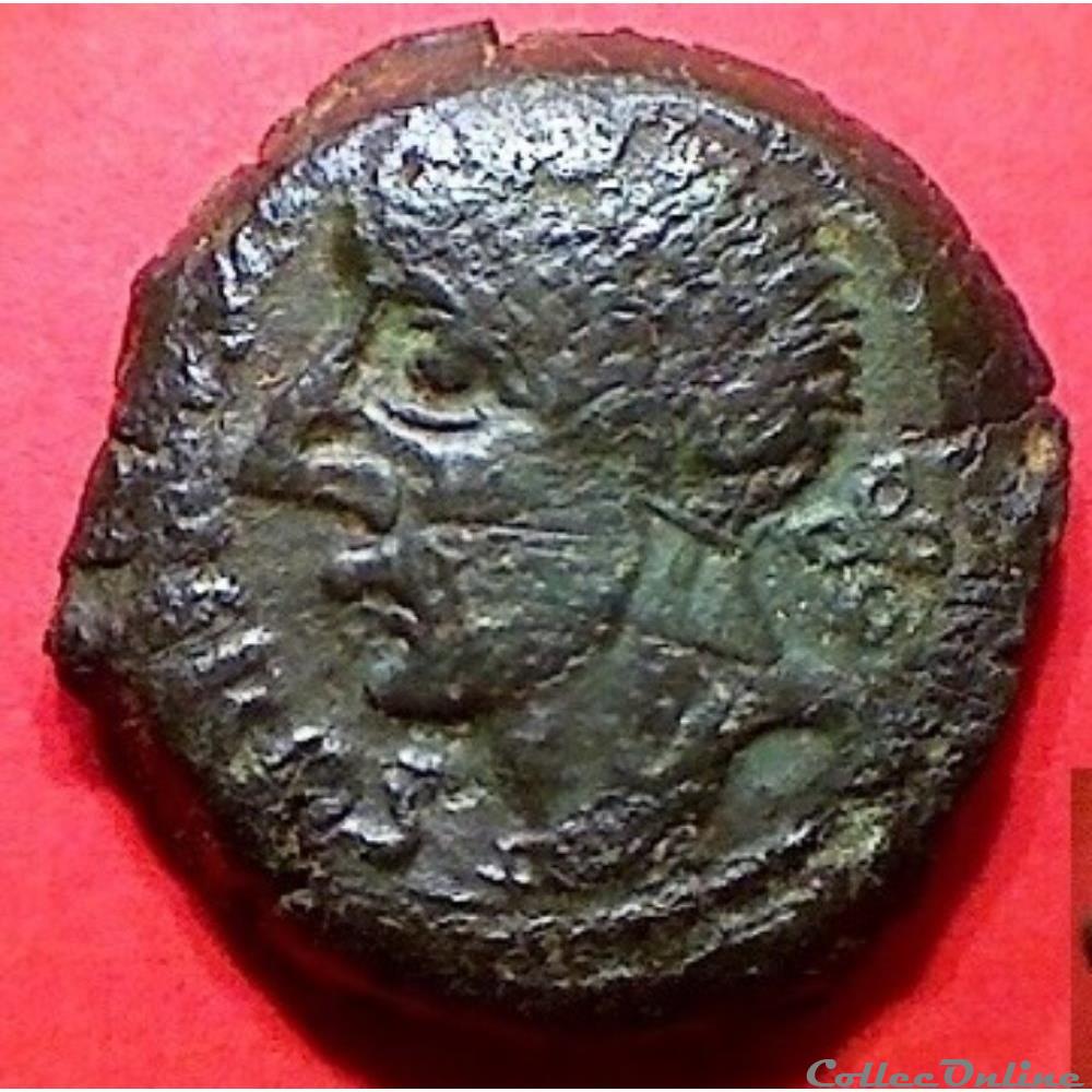 monnaie antique gauloise serie 460a dt 2483 semis au portrait cisiamblos