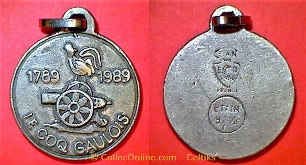 médaillon - le coq gaulois bijoux horlogerie de cou medaillon le coq gaulois
