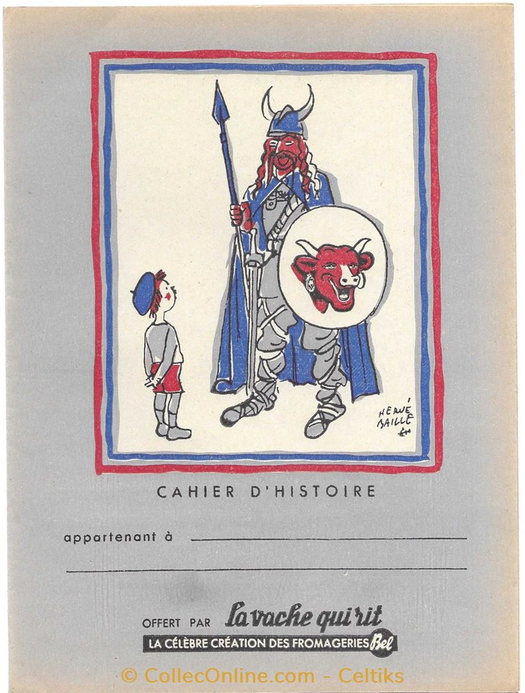 protège cahier - vache qui rit objets publicitaires cahiers protege cahier vache qui rit