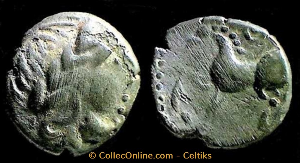 DANUBE - drachme type de KUGELWANGE monnaies antiques celtes danube drachme type de kugelwange