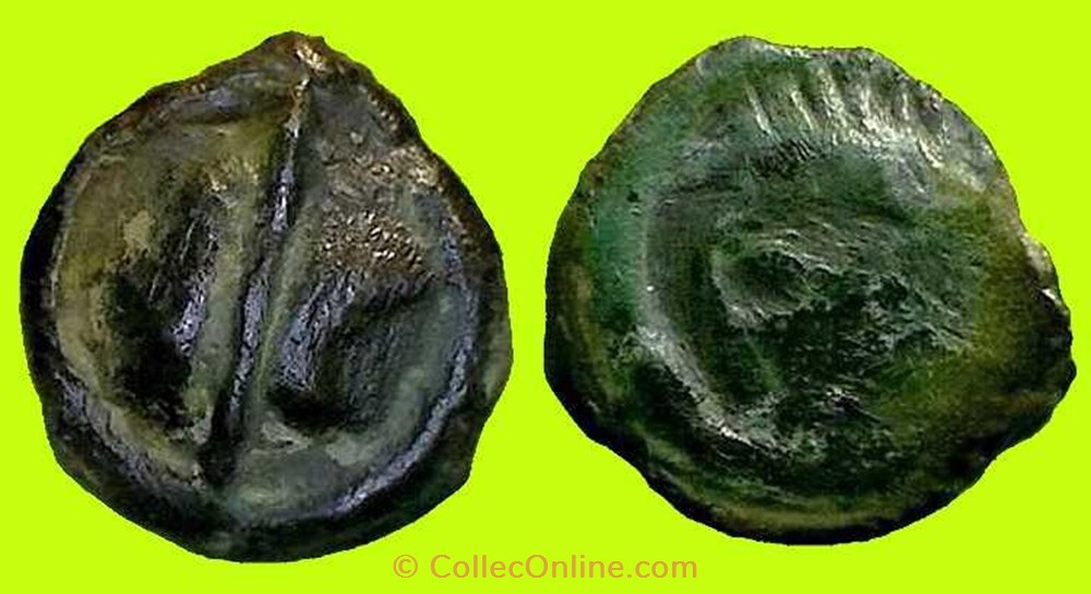 potin à la tête janiforme monnaies antiques celtes potin a la tete janiforme