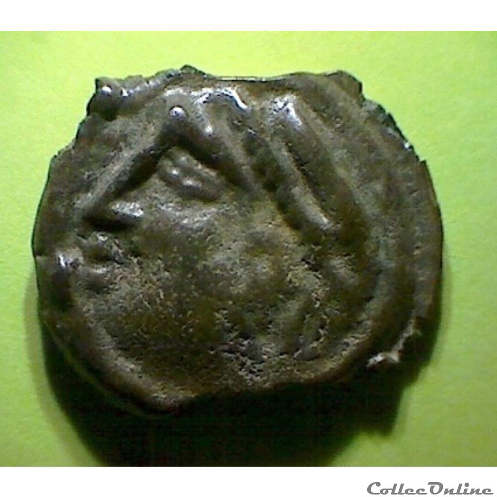 série 902 DT 3210 potin au cavalier monnaie antique gauloise serie 902 dt 3210 potin au cavalier