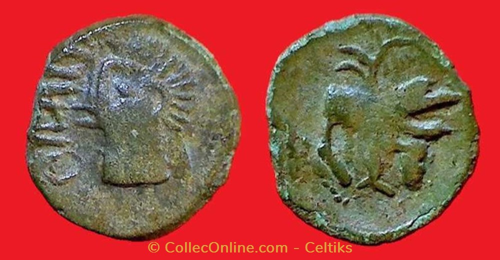 bronze CONTOVTOS monnaies antiques a celtes bronze contovtos