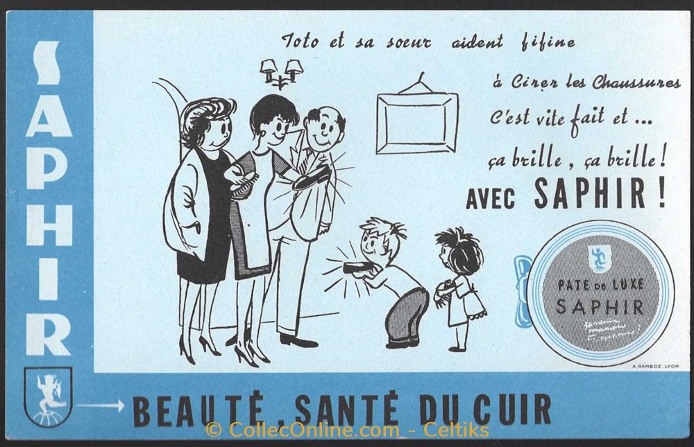 buvard - cirage objets publicitaires buvard cirage