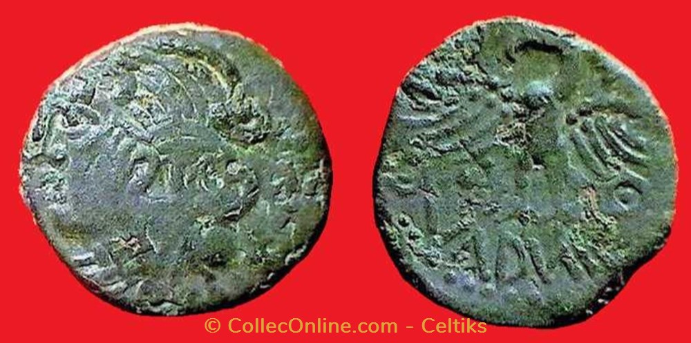 monnaies antiques celtes bronze vadniilos