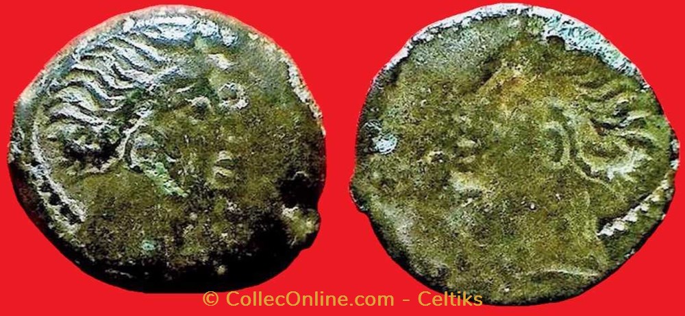bronze au loup monnaies antiques celtes bronze au loup