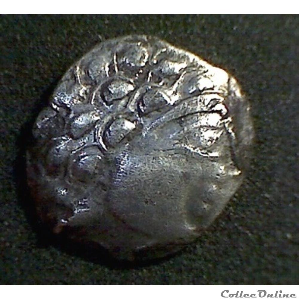 série 490 ? fraction à l'aurige monnaie antique gauloise serie 490 fraction a aurige