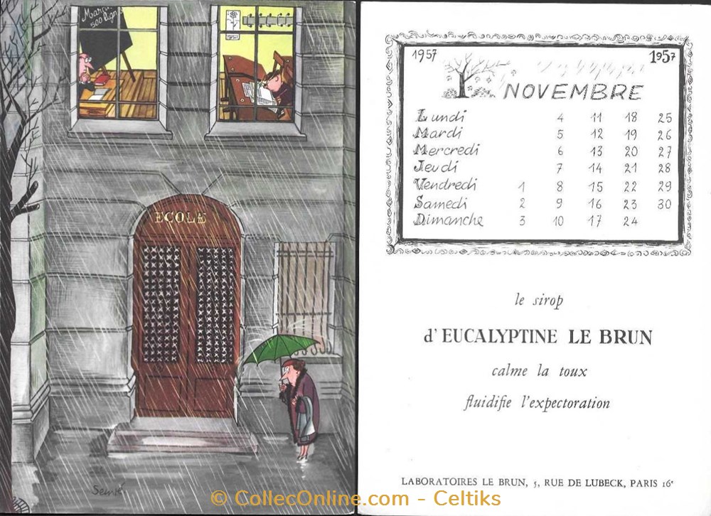 laboratoire LE BRUN 1957 - SEMPE c 2 science pharmacie laboratoire le brun 1957 sempe c