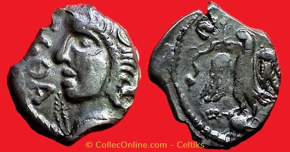 bronze ECOA / RATVMAGIATI * monnaies antiques celtes bronze ecoa ratvmagiati