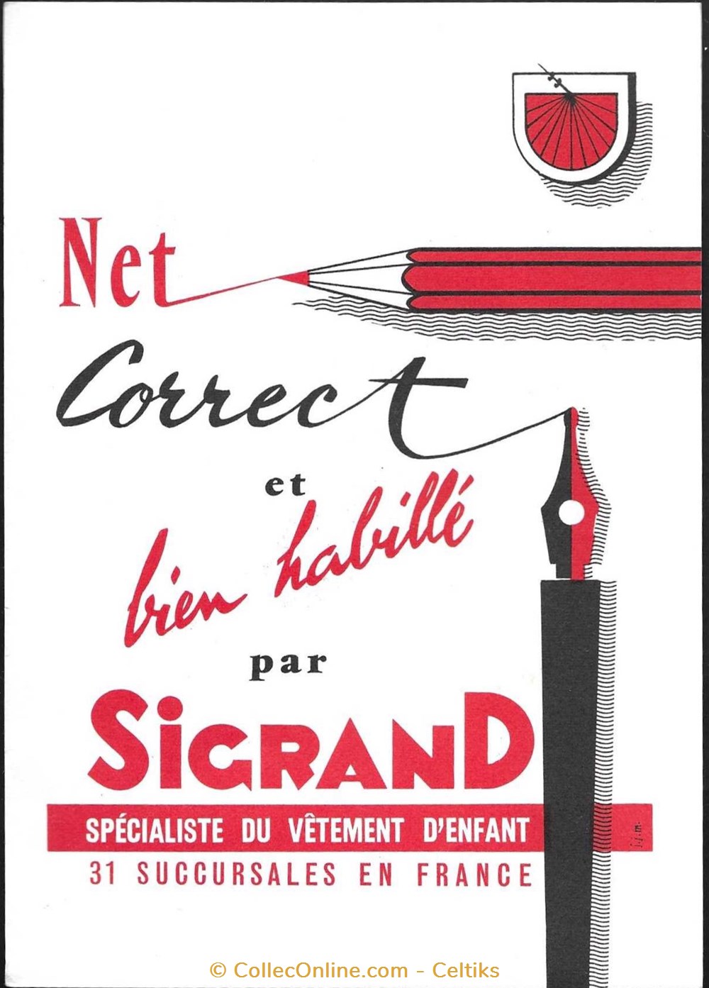 objets publicitaires buvards buvard linge