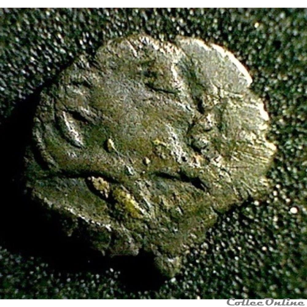 monnaie antique gauloise serie 1088 dt 3430 fraction au cheval et au bouclier