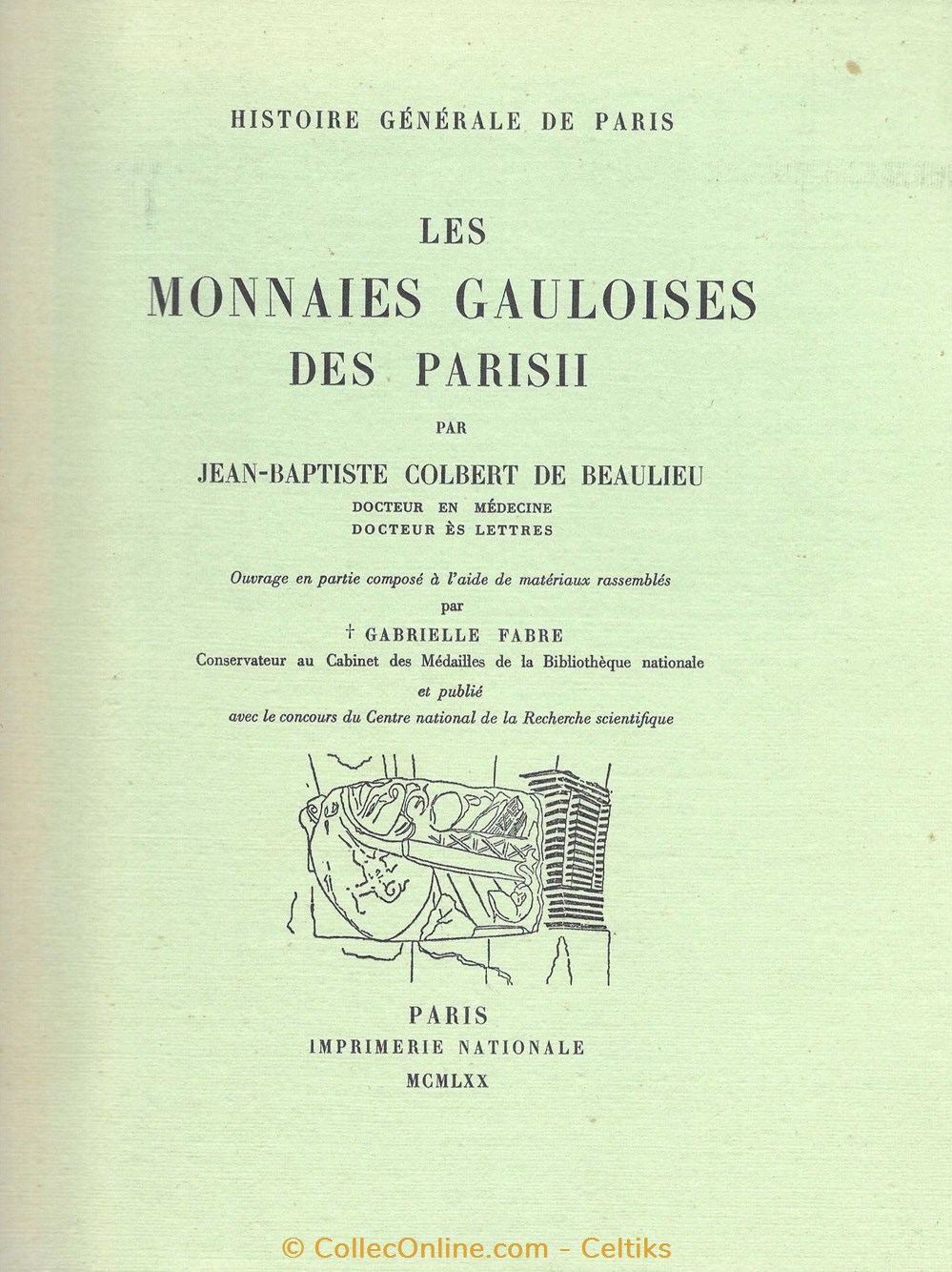 les monnaies gauloises des PARISII livres bd revues les monnaies gauloises des parisii