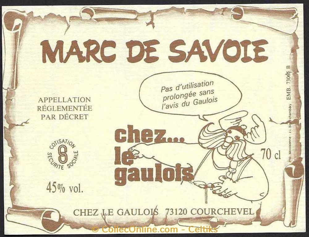 SPIRITUEUX - chez le gaulois divers alcool et spiritueux chez le gaulois