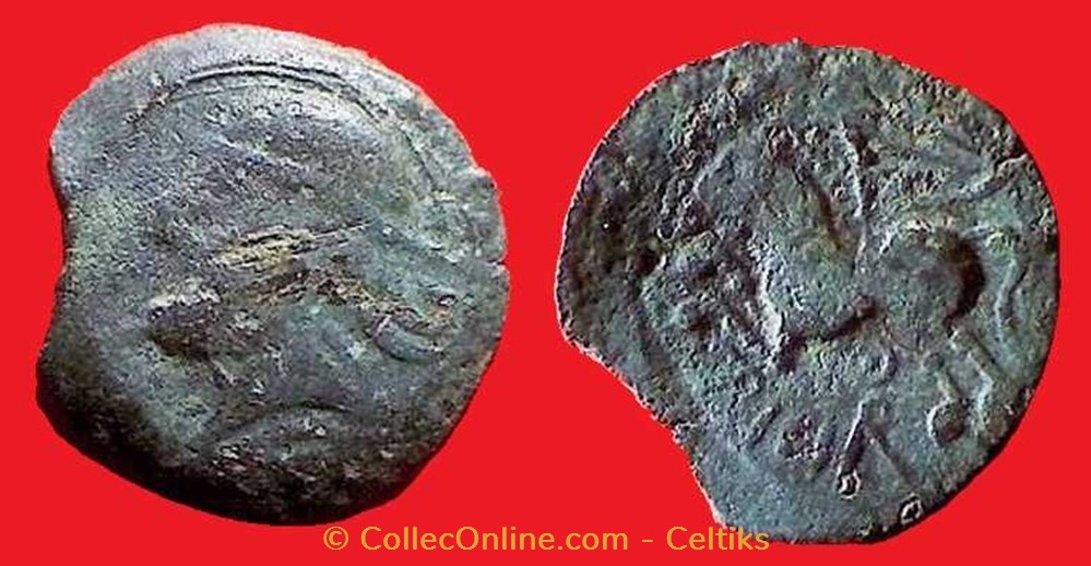 bronze CRICIR type 3 monnaies antiques a celtes bronze cricir type 3