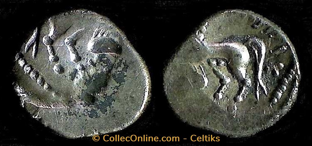 monnaies antiques celtes denier atpili ii orcetirix