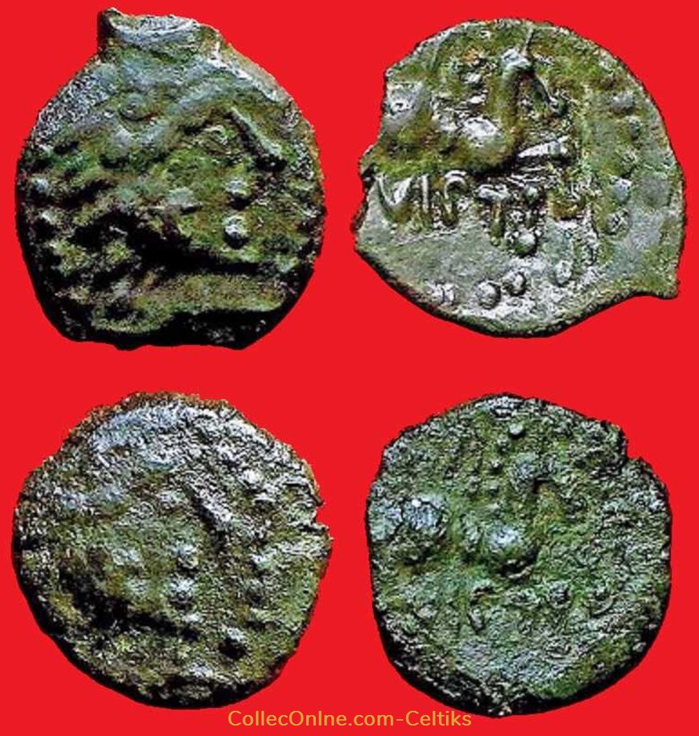 bronze VIPT monnaies antiques a celtes bronze vipt