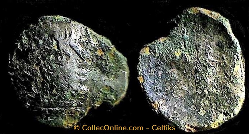 monnaies antiques celtes denier au lion type villeneuve saint germain b