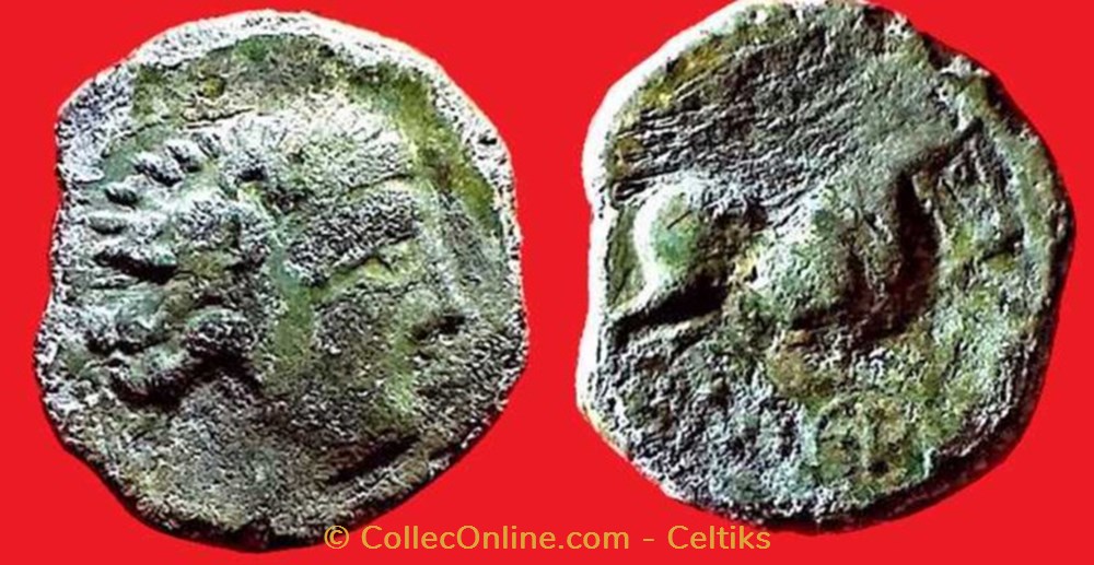 bronze CMEP monnaies antiques a celtes bronze cmep