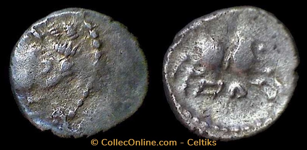 denier DOVBNO monnaies antiques a celtes denier dovbno